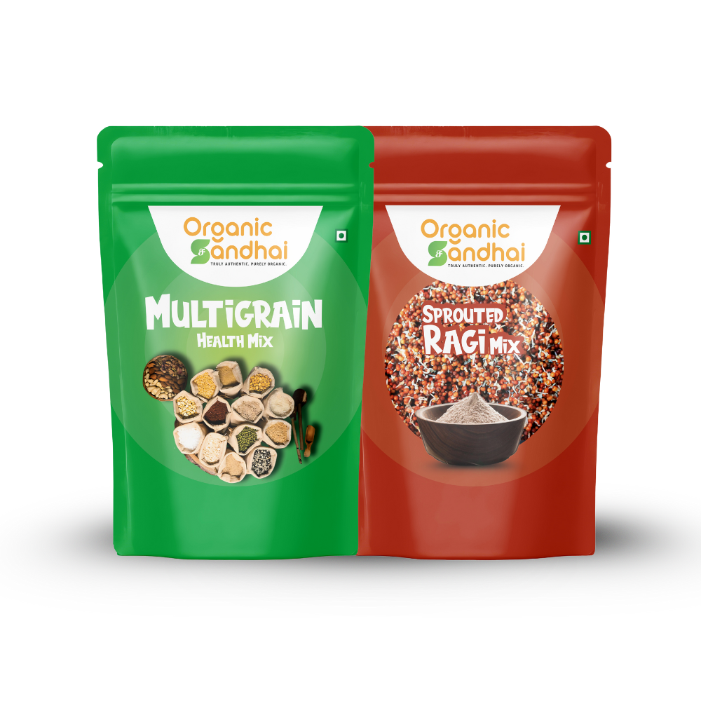 Multigrain Health Mix + Sprouted Raagi Mix
