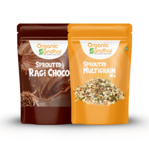 Sprouted Multigrain Mix+Sprouted Raagi Choco Mix